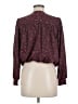 Democracy Burgundy Long Sleeve Blouse Size M (petite) - photo 2