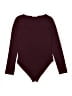 MANGOPOP Collection Burgundy Bodysuit Size M - photo 1