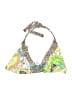 Unbranded Paisley Green Swimsuit Top Size M (estimated) - photo 1