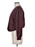 Democracy Burgundy Long Sleeve Blouse Size M (petite) - photo 5