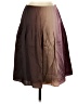 Kay Unger 100% Silk Color Block Brown Silk Skirt Size 2 - photo 1