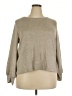LC Lauren Conrad Metallic Tan Pullover Sweater Size XXL - photo 1