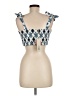 Target Blue Sleeveless Blouse Size M - photo 2