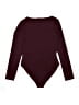 MANGOPOP Collection Burgundy Bodysuit Size M - photo 2