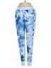 Stars Above Print Blue Active Pants Size S - photo 1