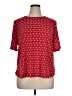 Liz Claiborne Red Short Sleeve Blouse Size XL - photo 1