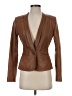 MICHAEL Michael Kors 100% Leather Brown Blazer Size XS - photo 1