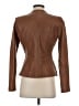 MICHAEL Michael Kors 100% Leather Brown Blazer Size XS - photo 2