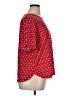 Liz Claiborne Red Short Sleeve Blouse Size XL - photo 4
