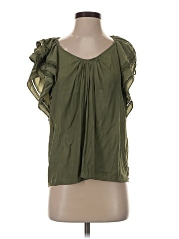 Chelsea & Theodore Short Sleeve Blouse (view 1)