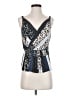 CAbi 100% Polyester Silver Sleeveless Blouse Size 4 - photo 1