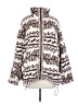 BDG 100% Polyester Print White Faux Fur Jacket Size S - photo 1