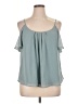 Lily White Teal Sleeveless Blouse Size XL - photo 1