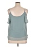 Lily White Teal Sleeveless Blouse Size XL - photo 2
