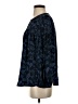 Ann Taylor LOFT 100% Polyester Blue Long Sleeve Blouse Size S - photo 5