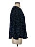 Ann Taylor LOFT 100% Polyester Blue Long Sleeve Blouse Size S - photo 4