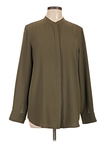 Equipment Long Sleeve Blouse (view 1)