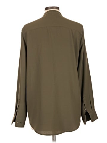 Equipment Long Sleeve Blouse (view 2)