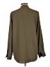 Equipment 100% Polyester Solid Green Long Sleeve Blouse Size L - photo 2