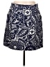 Talbots Print Blue Casual Skirt Size 10 - photo 1