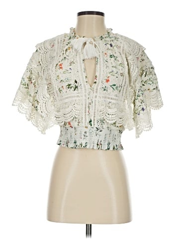Alice + Olivia Short Sleeve Blouse (view 1)