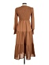 Shein 100% Polyester Brown Casual Dress Size M - photo 2