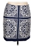 Talbots Graphic Blue Casual Skirt Size 12 - photo 1
