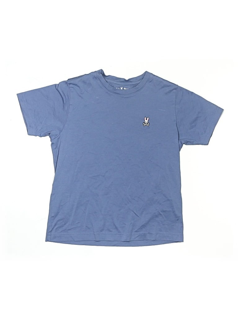 Pre-owned Psycho Bunny Kids' Short Sleeve T-shirt In Blue