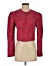 Lavender Brown Print Red Jacket Size S - photo 1