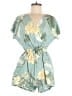 Assorted Brands 100% Rayon Tropical Teal Romper Size L - photo 1