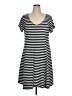 Torrid Stripes Black Casual Dress Size 1X (estimated) - photo 1