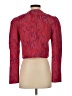 Lavender Brown Print Red Jacket Size S - photo 2
