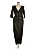 Xscape Metallic Black Cocktail Dress Size 14 (petite) - photo 1