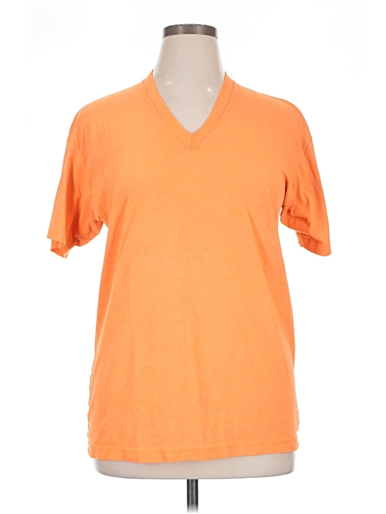 Pre-owned American Apparel Short Sleeve T-shirt In Orange