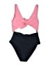 H&M Color Block Pink One Piece Swimsuit Size 12 - photo 1