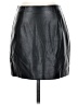 Lulus 100% Polyurethane Metallic Black Faux Leather Skirt Size S - photo 1