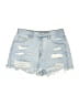 Shein Blue Denim Shorts Size 6 - photo 1