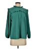 Michelle McDowell Green Long Sleeve Blouse Size S - photo 1