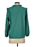 Michelle McDowell Green Long Sleeve Blouse Size S - photo 2