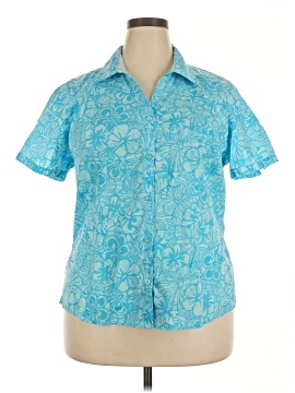 Basic Editions Short Sleeve Blouse