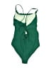 Unbranded Solid Green One Piece Swimsuit Size M (estimated) - photo 2