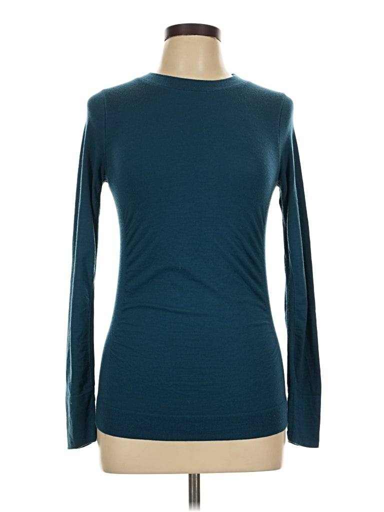 Pre-owned Athleta Long Sleeve T-shirt In Teal