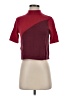 BCBGeneration Burgundy Short Sleeve Turtleneck Size XXS - photo 1