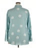 Misslook 100% Polyester Teal 3/4 Sleeve Blouse Size XXL - photo 2
