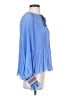 Derek Lam 10 Crosby 100% Polyester Blue 3/4 Sleeve Blouse Size 4 - photo 4