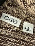 Cato 100% Acrylic Brown Pullover Sweater Size M - photo 7