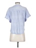 Umgee Blue Short Sleeve Blouse Size S - photo 2