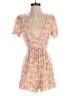 American Eagle Outfitters 100% Viscose Floral Pink Romper Size S - photo 1