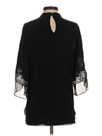Elie Tahari 3/4 Sleeve Silk Top (view 2)