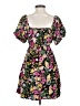 Liberty Love 100% Polyester Floral Black Casual Dress Size S - photo 2
